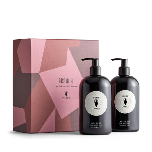 Rose Noire Hand and Body Soap + Lotion Gift Set